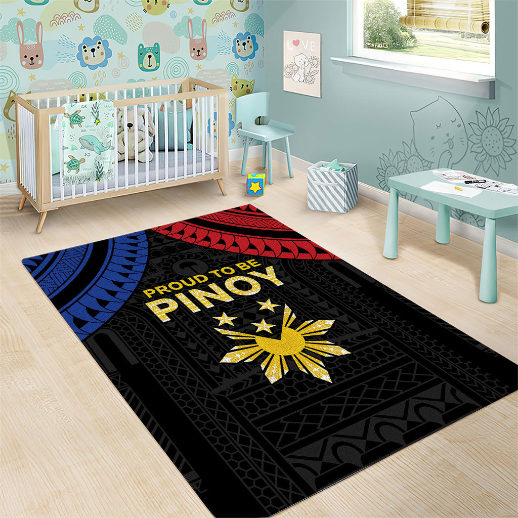 Philippines Independence Day Area Rug Proud To Be Pinoy