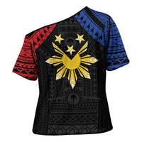 Philippines Independence Day Cross Shoulder Shirt Proud To Be Pinoy