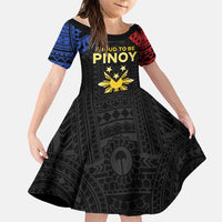Philippines Independence Day Family Matching Off Shoulder Maxi Dress and Hawaiian Shirt Proud To Be Pinoy