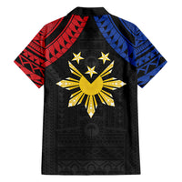 Philippines Independence Day Family Matching Off Shoulder Maxi Dress and Hawaiian Shirt Proud To Be Pinoy
