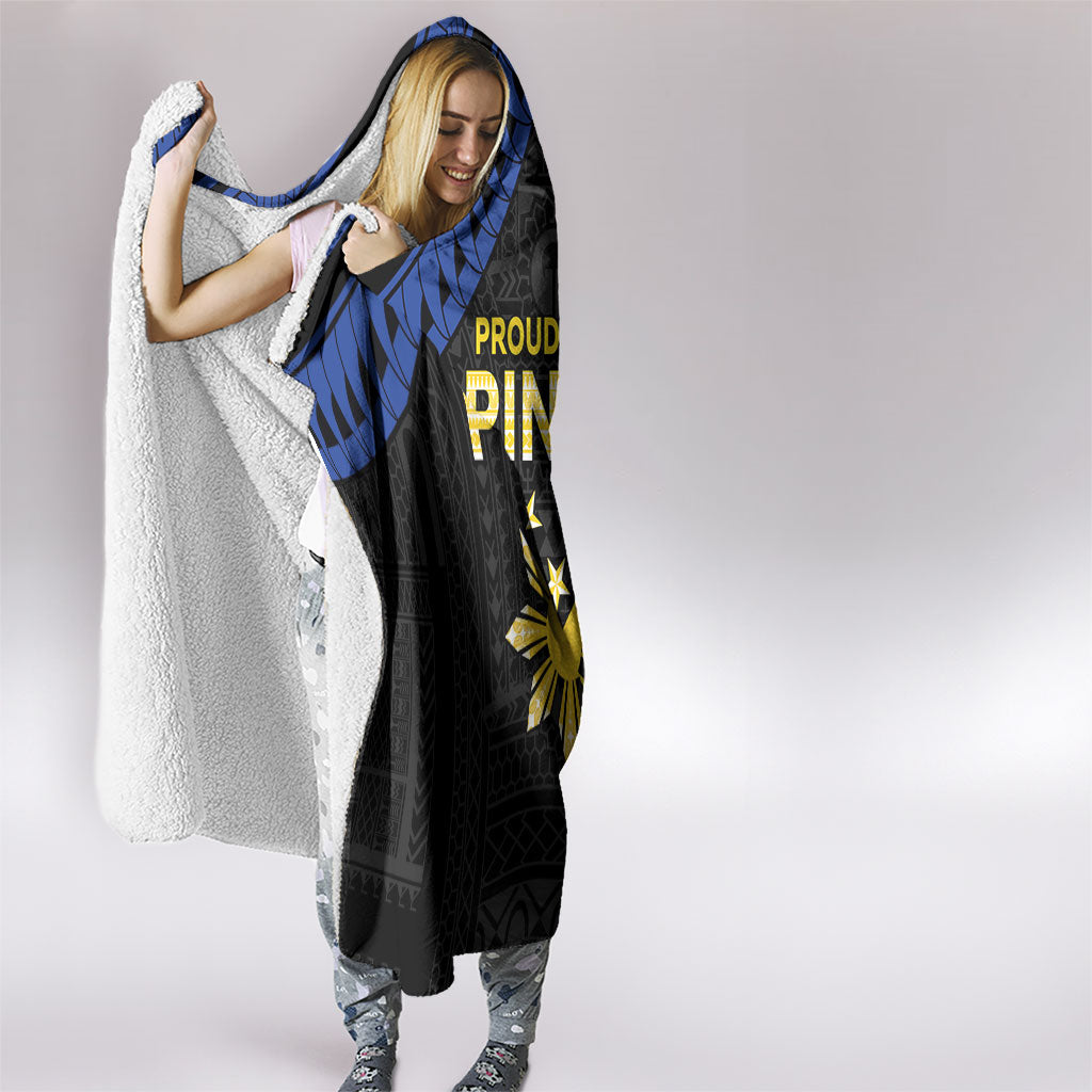Philippines Independence Day Hooded Blanket Proud To Be Pinoy