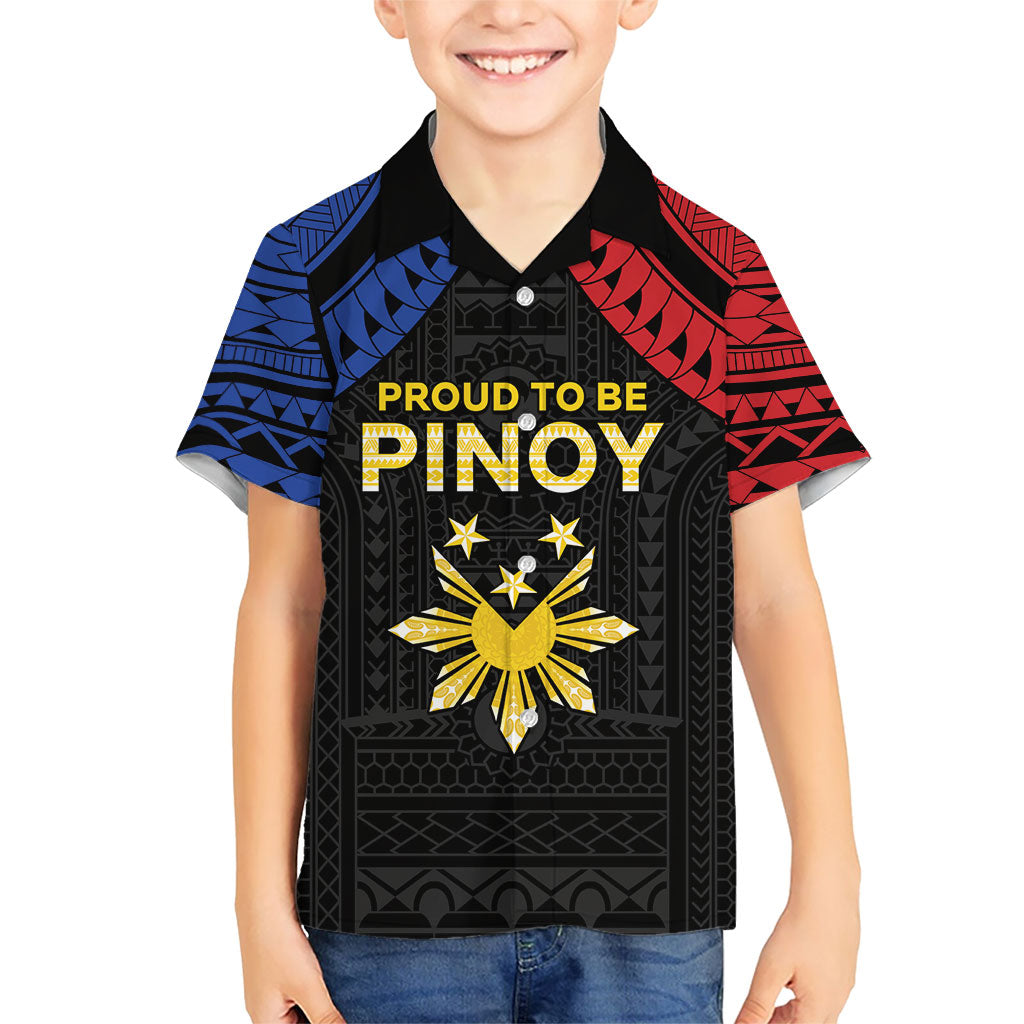 Philippines Independence Day Kid Hawaiian Shirt Proud To Be Pinoy