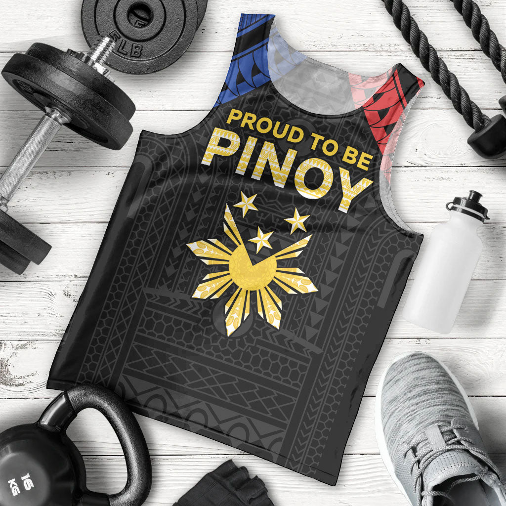 Philippines Independence Day Men Tank Top Proud To Be Pinoy