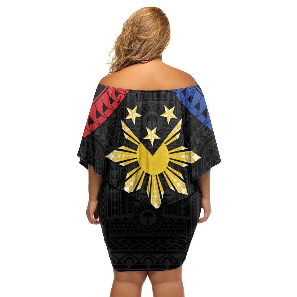 Philippines Independence Day Off Shoulder Short Dress Proud To Be Pinoy