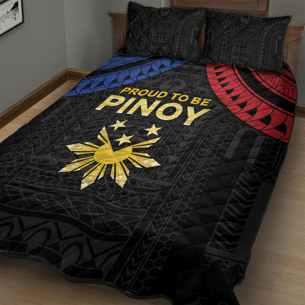 Philippines Independence Day Quilt Bed Set Proud To Be Pinoy