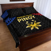 Philippines Independence Day Quilt Bed Set Proud To Be Pinoy