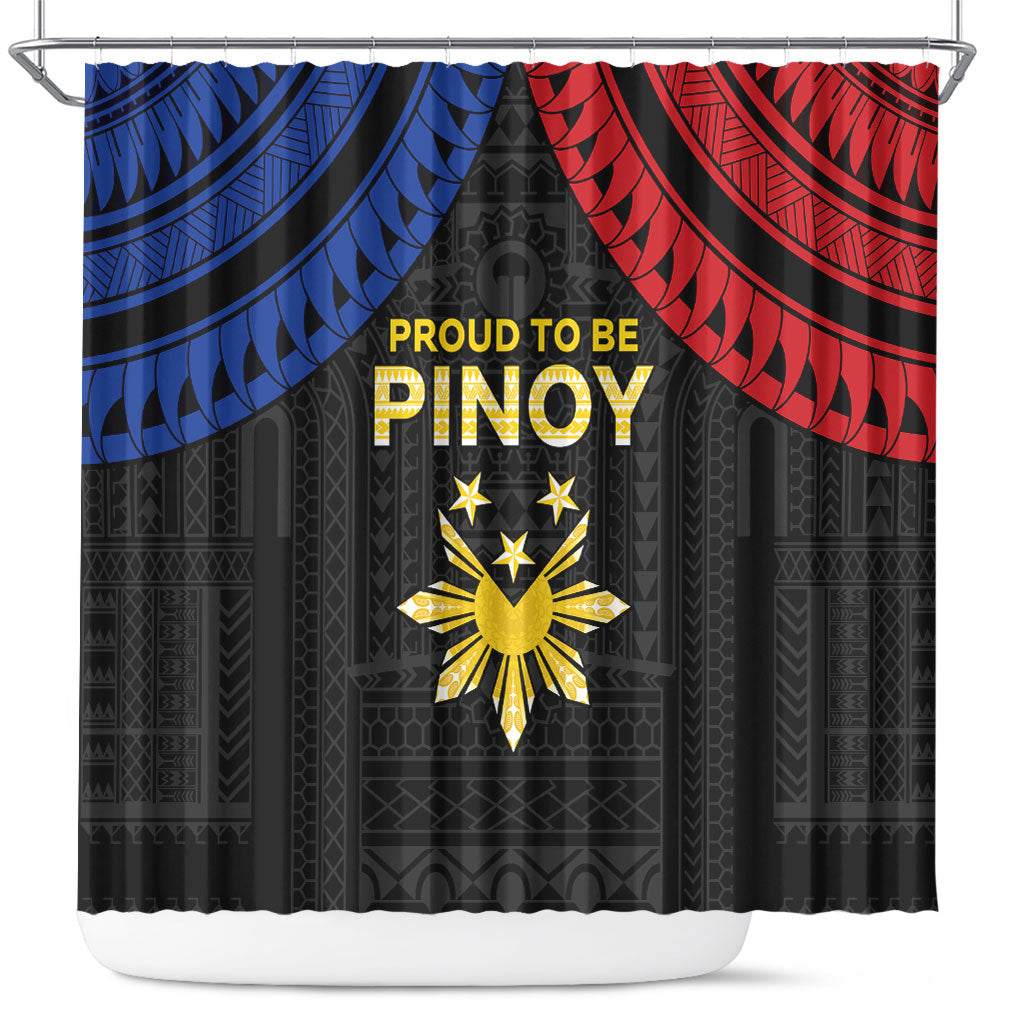 Philippines Independence Day Shower Curtain Proud To Be Pinoy