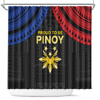 Philippines Independence Day Shower Curtain Proud To Be Pinoy