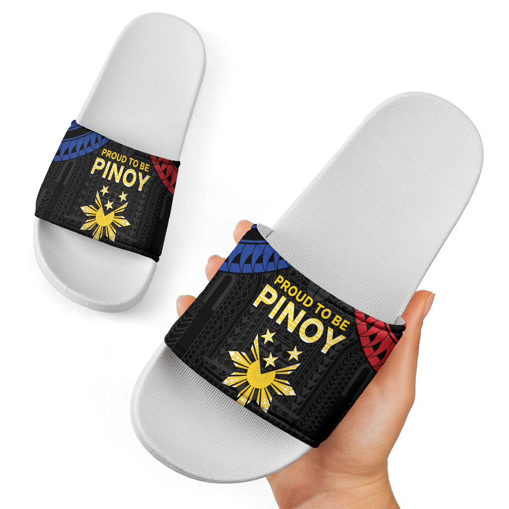 Philippines Independence Day Slide Sandals Proud To Be Pinoy
