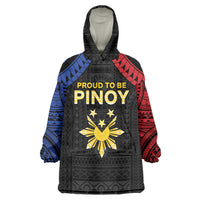 Philippines Independence Day Wearable Blanket Hoodie Proud To Be Pinoy