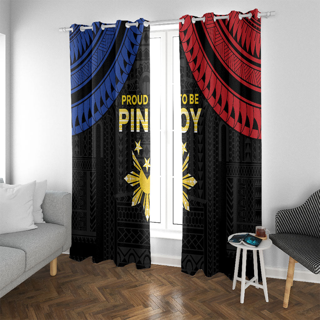 Philippines Independence Day Window Curtain Proud To Be Pinoy