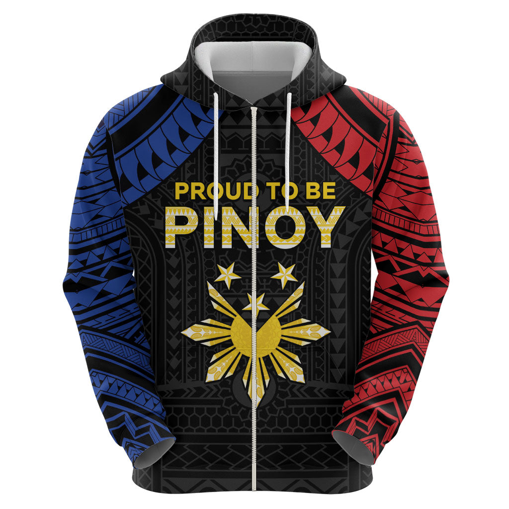 Philippines Independence Day Zip Hoodie Proud To Be Pinoy