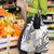 Plumeria With White Polynesian Tattoo Pattern Grocery Bag