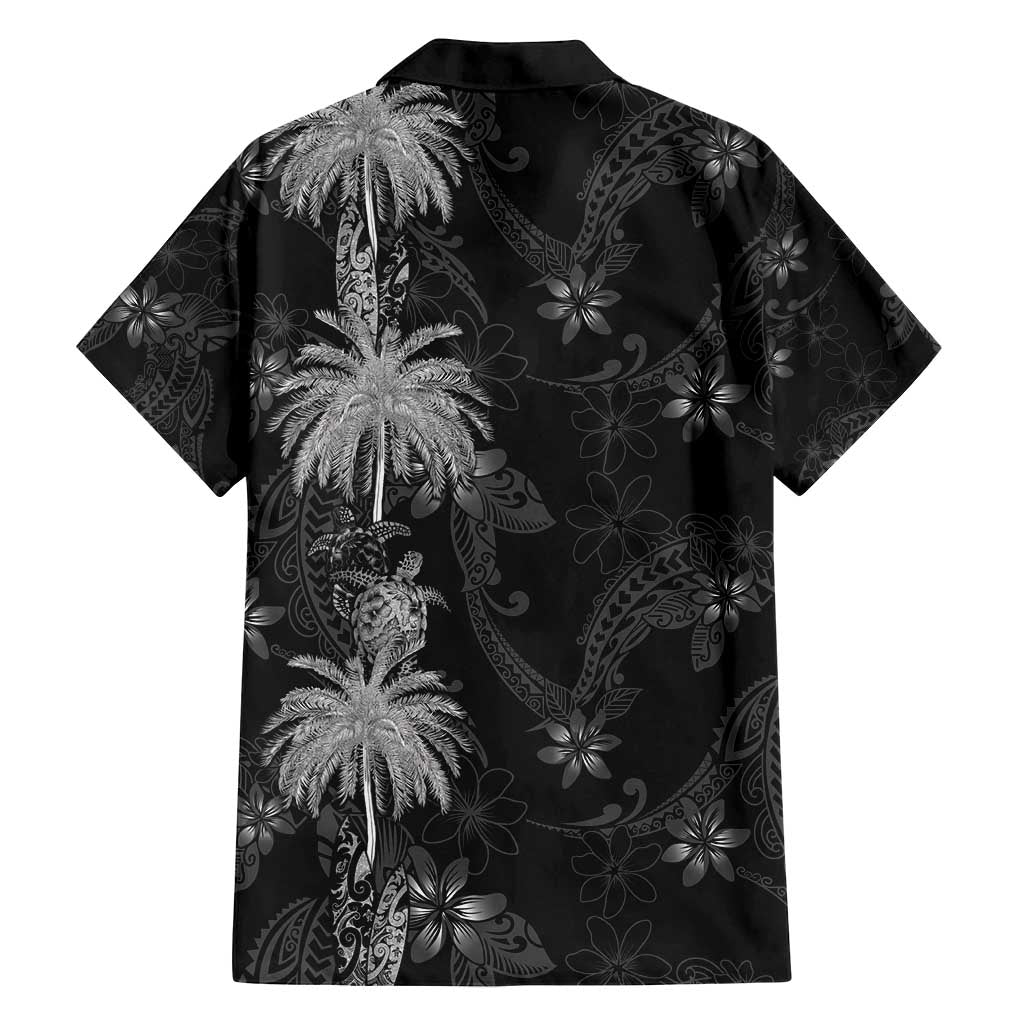 Hawaiian Honu And Surfboards Family Matching Off Shoulder Maxi Dress and Hawaiian Shirt Silver Style - Polynesian Pride