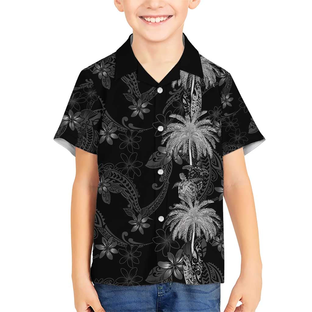 Hawaiian Honu And Surfboards Family Matching Short Sleeve Bodycon Dress and Hawaiian Shirt Silver Style - Polynesian Pride