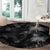 Hawaiian Honu And Surfboards Round Carpet Silver Style - Polynesian Pride