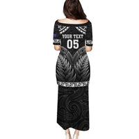 Custom New Zealand Maori Tiki Rugby Family Matching Puletasi and Hawaiian Shirt Go Aotearoa Maori Pattern LT05 - Polynesian Pride
