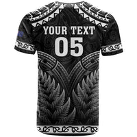 Custom New Zealand Maori Tiki Rugby T Shirt Go Aotearoa Maori Pattern