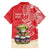 Personalized Puerto Rico Family Matching Off Shoulder Maxi Dress and Hawaiian Shirt Coqui Frog With Polynesian Pattern - Polynesian Pride