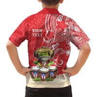 Personalized Puerto Rico Hawaiian Shirt Coqui Frog With Polynesian Pattern - Polynesian Pride