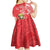 Personalized Puerto Rico Kid Short Sleeve Dress Coqui Frog With Polynesian Pattern - Polynesian Pride