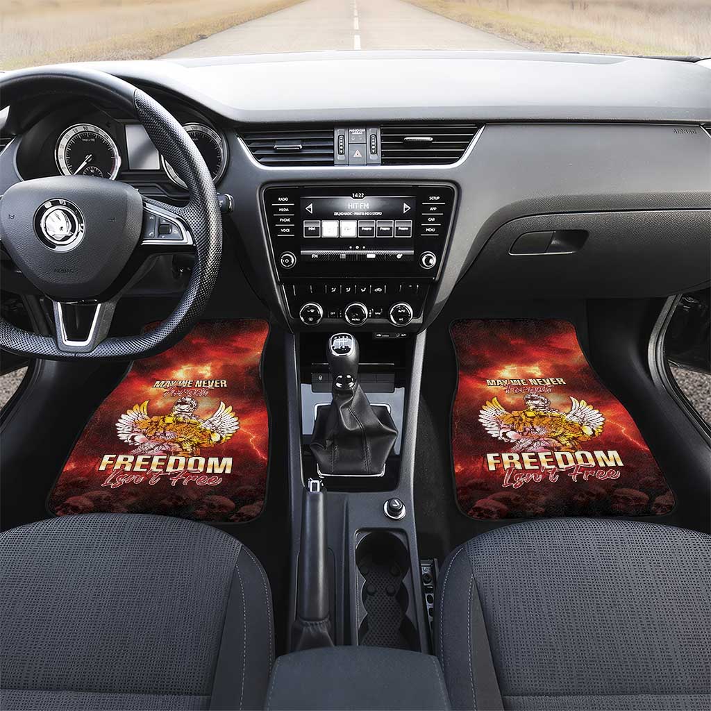 Hawaii Veterans Day Car Mats May We Never Forget Freedom Isn't Free