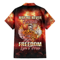 Hawaii Veterans Day Family Matching Mermaid Dress and Hawaiian Shirt May We Never Forget Freedom Isn't Free LT05 - Polynesian Pride