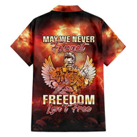 Hawaii Veterans Day Family Matching Off The Shoulder Long Sleeve Dress and Hawaiian Shirt May We Never Forget Freedom Isn't Free LT05 - Polynesian Pride