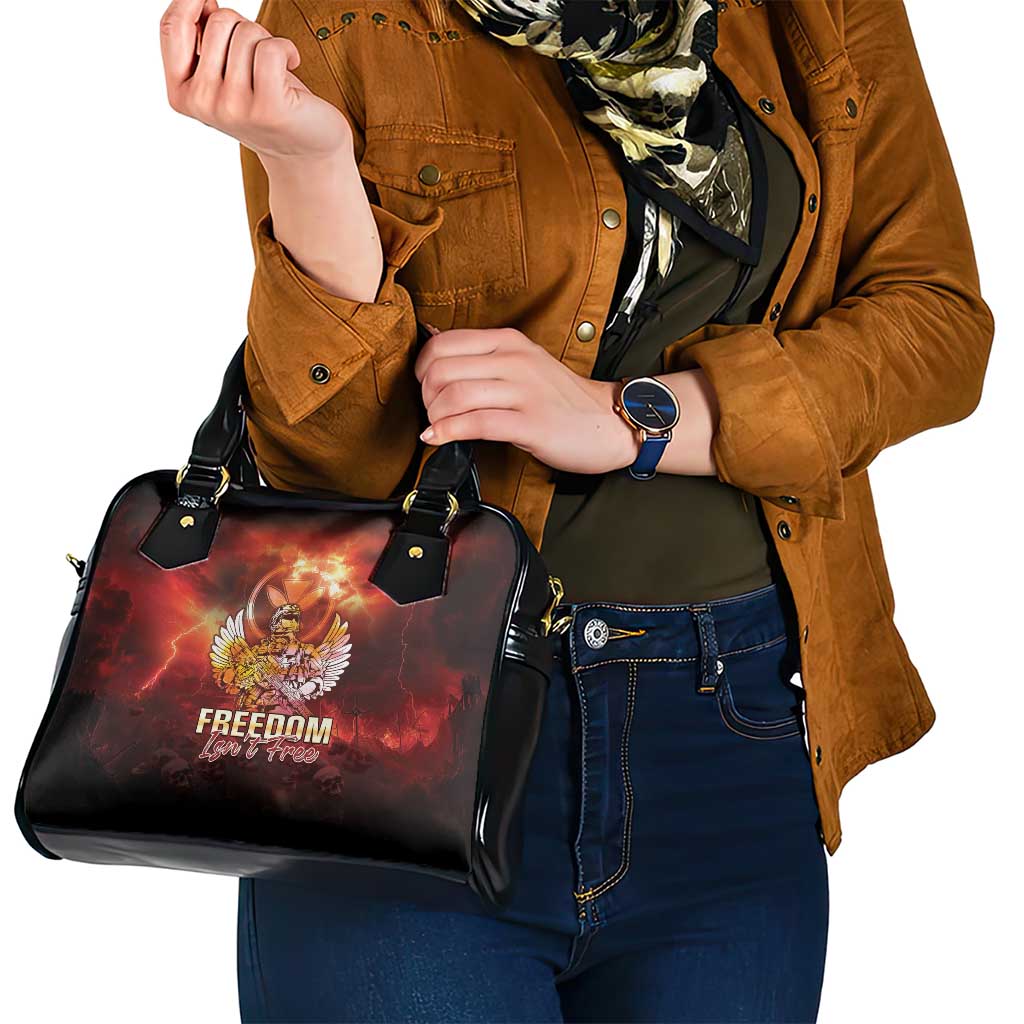 Hawaii Veterans Day Shoulder Handbag May We Never Forget Freedom Isn't Free