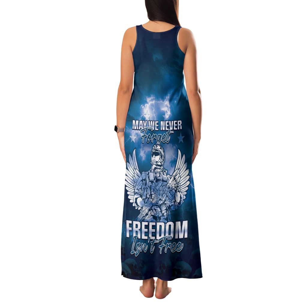 Federated States of Micronesia Veterans Day Family Matching Tank Maxi Dress and Hawaiian Shirt May We Never Forget Freedom Isn't Free LT05 - Polynesian Pride