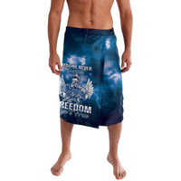 Federated States of Micronesia Veterans Day Lavalava May We Never Forget Freedom Isn't Free LT05 Blue - Polynesian Pride