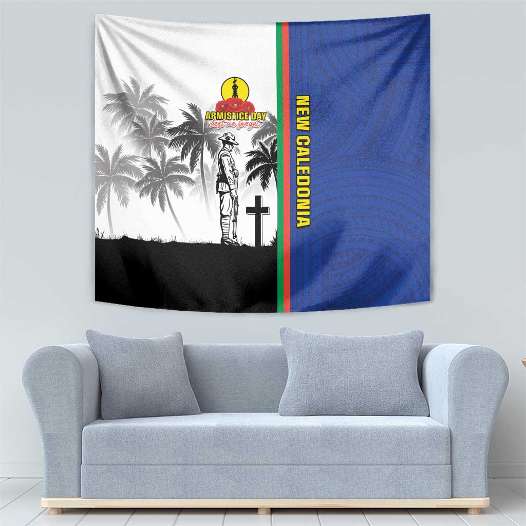 New Caledonia Armistice Day Tapestry Lest We Forget Flag Style