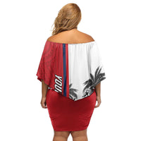 Wallis and Futuna Armistice Day Family Matching Off Shoulder Short Dress and Hawaiian Shirt Lest We Forget Flag Style LT05 - Polynesian Pride