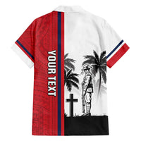 Wallis and Futuna Armistice Day Family Matching Summer Maxi Dress and Hawaiian Shirt Lest We Forget Flag Style LT05 - Polynesian Pride