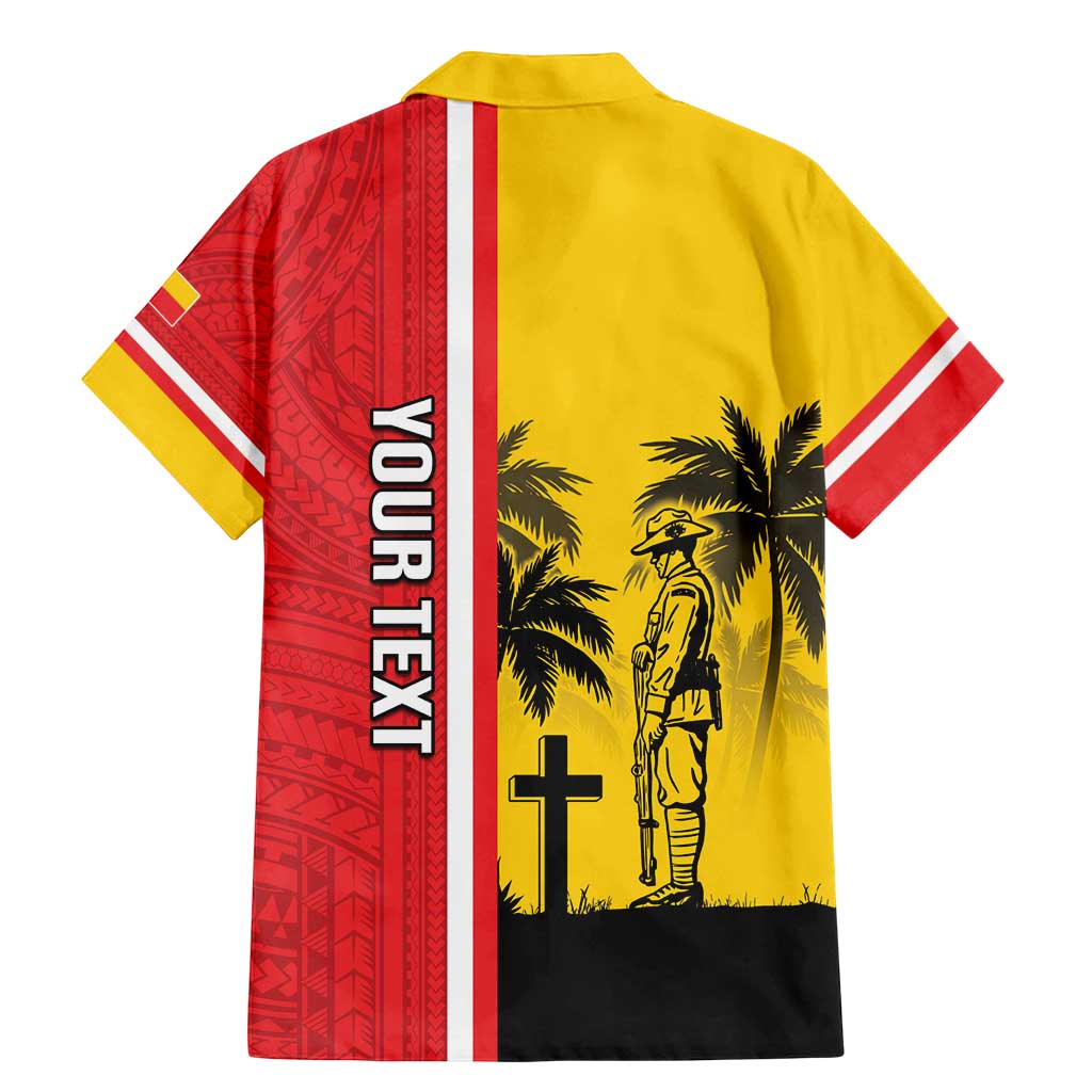 Marquesas Islands Armistice Day Family Matching Mermaid Dress and Hawaiian Shirt Lest We Forget Flag Style LT05 - Polynesian Pride