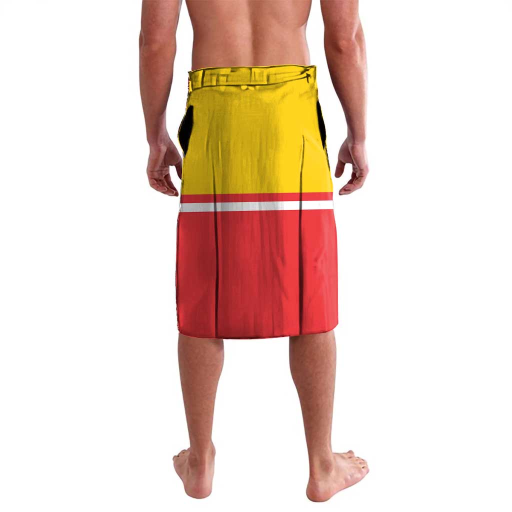 Marquesas Islands Armistice Day Lavalava Lest We Forget Flag Style