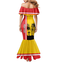 Marquesas Islands Armistice Day Mermaid Dress Lest We Forget Flag Style
