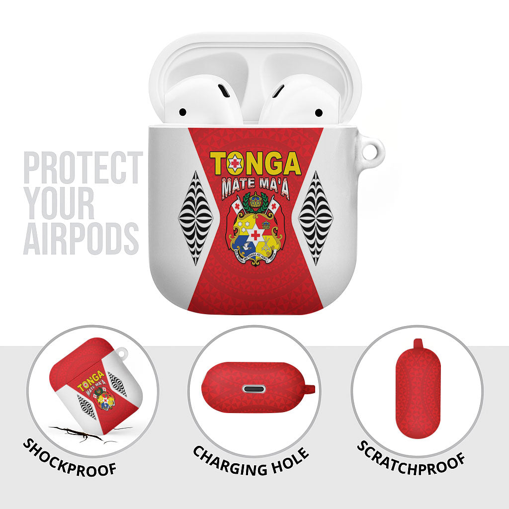 2026 Tonga Rugby XIII AirPods Case Sporty Style LT05 - Polynesian Pride