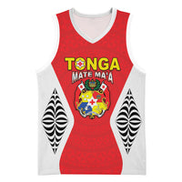 Custom 2026 Tonga Rugby XIII Basketball Jersey Sporty Style LT05 Unisex Red - Polynesian Pride