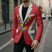 Custom 2026 Tonga Rugby XIII Blazer Sporty Style LT05 - Polynesian Pride