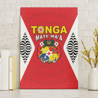 2026 Tonga Rugby XIII Canvas Wall Art Sporty Style LT05 Without Frame Red - Polynesian Pride