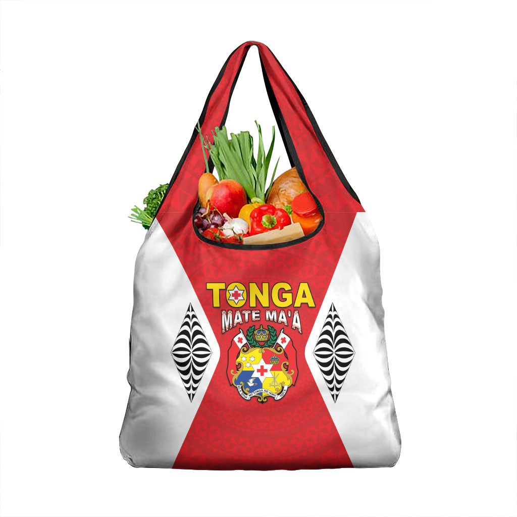 2026 Tonga Rugby XIII Grocery Bag Sporty Style LT05 1-pack One Size Red - Polynesian Pride