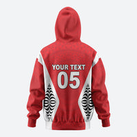 Custom 2026 Tonga Rugby XIII Hoodie Sporty Style LT05 - Polynesian Pride
