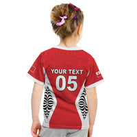 Custom 2026 Tonga Rugby XIII Kid T Shirt Sporty Style LT05 - Polynesian Pride