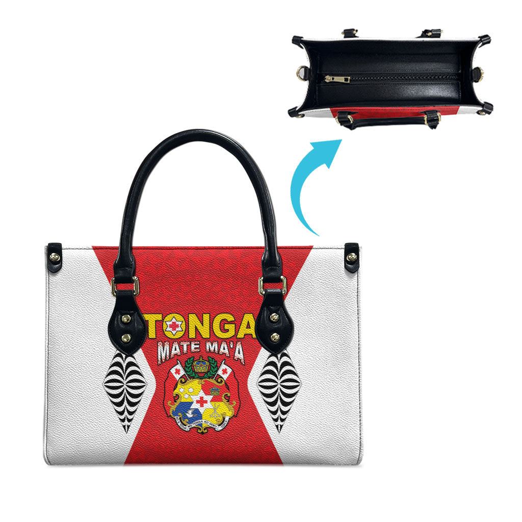 2026 Tonga Rugby XIII Leather Bag Sporty Style LT05 - Polynesian Pride