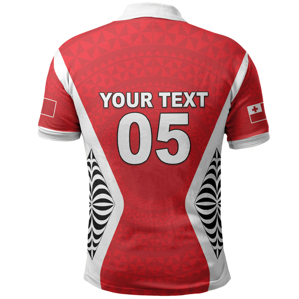 Custom 2026 Tonga Rugby XIII Polo Shirt Sporty Style LT05 - Polynesian Pride