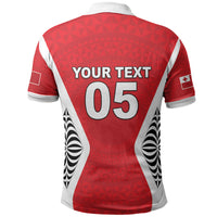 Custom 2026 Tonga Rugby XIII Polo Shirt Sporty Style LT05 - Polynesian Pride