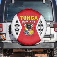 2026 Tonga Rugby XIII Spare Tire Cover Sporty Style LT05 Red - Polynesian Pride