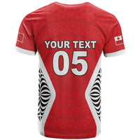 Custom 2026 Tonga Rugby XIII T Shirt Sporty Style LT05 - Polynesian Pride
