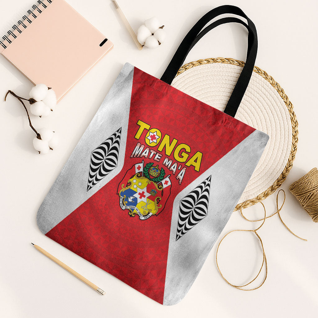 2026 Tonga Rugby XIII Tote Bag Sporty Style LT05 Black Strap One Size Red - Polynesian Pride